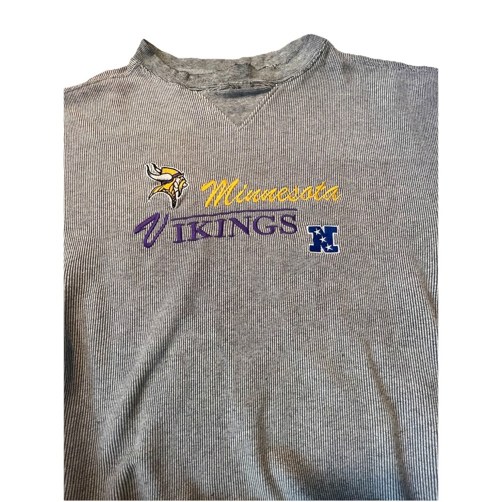 Vintage Logo Athletic Game Day Minnesota Vikings Football NFL Sweat Shirt Sz XL